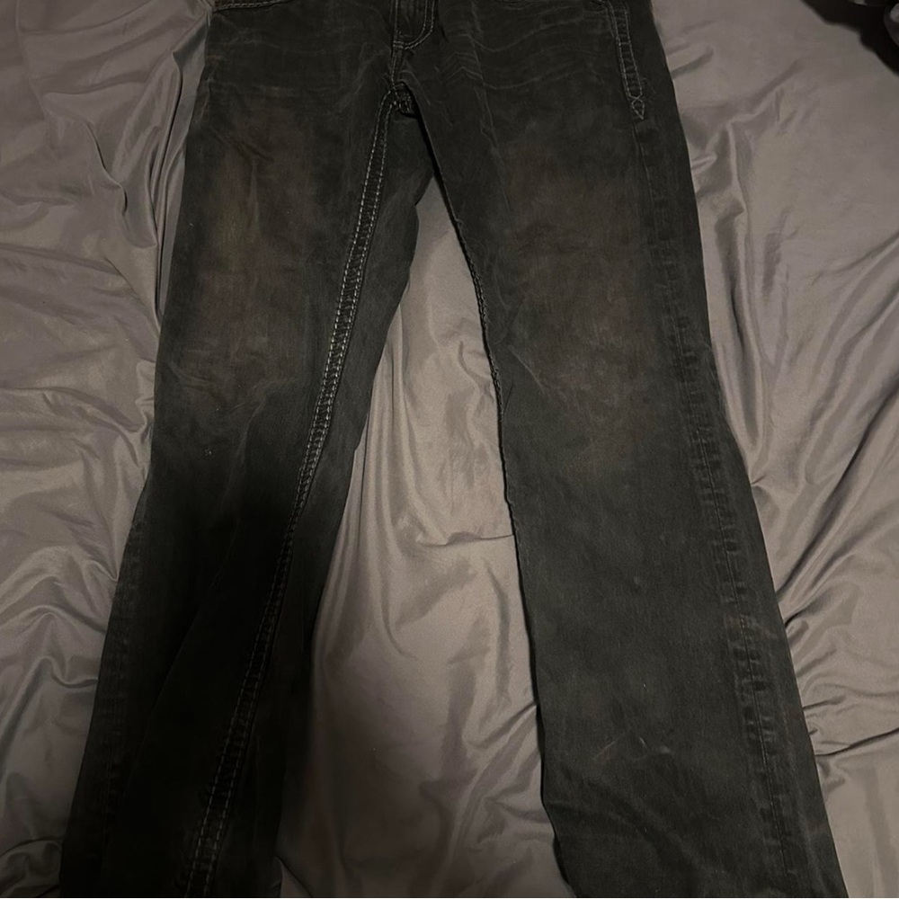 Rock Revival Black Straight Jeans